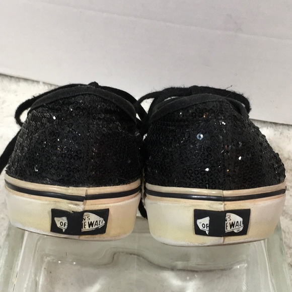 Vans black sequin low top sneakers - Picture 4 of 6